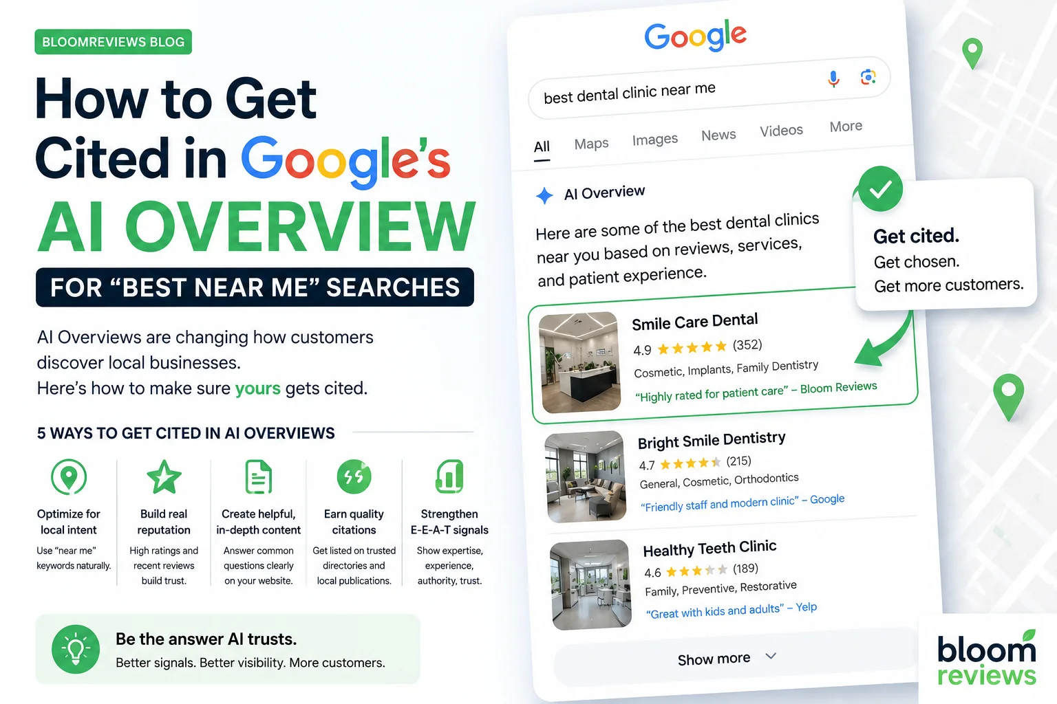 How to Get Cited in Google's AI Overview for Best Near Me Searches